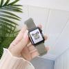 Adecuado para Apple iWatch Series 20mm 22mm Hebilla Deslizante Ajustable Correa Tejida Elástica Precio Especial No Reembolsable No Intercambiable