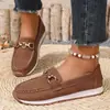 Nuevos Zapatos de Mujer Otoño 2026 Mocasines de Suela Gruesa Suela Suave Parte Superior Suave Zapatos de Madre Cómodos Transpirables Slip-on Zapatos de Mujer