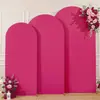 Cubierta de Tela para Arco de Boda de Tres Piezas Transfronteriza Decoración de Fondo Set de Montaje para Fiesta de Cumpleaños Forma de Cubierta de Tela Semicircular