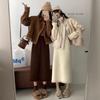 Falda de punto gruesa con flecos vintage de estilo francés para mujer, falda recta de cintura alta y longitud media, combina con todo, otoño e invierno.