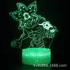 Cosas extrañas transfronterizas Serie Yellowstone once y Dustin colorida lámpara de mesa creativa 3D luz de noche LED