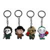 Serie creativa de Halloween Grito horror sierra oscura payaso aterrador llavero con colgante de personalidad