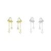 Plata Pura Original S925 Nube y Luna Caballo Nube Propicia Potro Collar Pulsera Año Zodiacal Pendientes Joyería Exquisita Venta al por Mayor