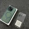 Funda de teléfono magnética con soporte para iPhone 18 Pro con película para lente, acabado mate tipo piel, cubierta para iPhone 17