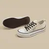 Zapatos de Lona Gruesa para Aumentar la Altura, Moda 2026 para Mujer, Zapatos Retro de Moda, Zapatos de Lona Casual Versátiles para Estudiantes