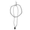 Collar colgante apilado de doble capa minimalista estilo Ins coreano para mujer, cadena de clavícula fresca y elegante, accesorio de moda simple
