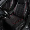 Funda Universal de Cuero PU de Una Pieza para Asientos Delanteros Dobles de Coche para Comercio Exterior, Funda de Cojín de Asiento Popular de Venta Transfronteriza, Adecuada para Todas las Estaciones