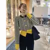 Suéter para Mujer Principios de Primavera Otoño 2024 Nuevo Cárdigan de Punto Holgado para Mujer Abrigo Primavera Otoño Top Corto