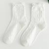 Calcetines Jk Blancos Calcetines de Media Caña para Mujer Venta al por Mayor Ins Modernos Primavera y Otoño Lindo Estilo Japonés Uniforme Lolita Calcetines de Encaje para Mujer
