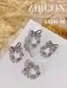 Famoso en Internet Corona de Navidad para Uñas con Diamantes Perlas Decoración Versátil Joyería de Diamantes para Uñas Dorados y Plateados Japoneses de Alta Retención de Color