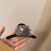 Camellia verano nuevo clip de cabeza trasera de tiburón clip de cabeza de placa de agarre estilo Chanel