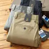 Pantalones de Algodón Peinado Tencel de Gama Alta Nuevos de Verano Finos Versátiles Holgados Rectos Casuales de Negocios para Hombre