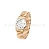 Relojes para Hombres de Mediana Edad y Mayores, Discos Digitales Grandes, Relojes para Mujeres, Correas de Acero, Correas Elásticas de Resorte, Relojes para Mayores, Regalos para Eventos, Relojes de Cuarzo para Hombres
