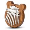 Madera maciza 8 tonos mini Kalimba piano de pulgar pequeño ocho tonos piano de dedo Kalimba kalimba instrumentos musicales venta al por mayor transfronteriza