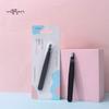 Yuhan Yuhihan Acero Inoxidable Pinza para Cejas Alicates para Cejas Pinza para Cejas Pinzas Pinza para Depilar Boca Oblicua Boca Plana Dos Juegos