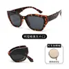 Gafas de Sol Plegables para Adultos Modelo Nuevo 2026 con Armazón TR, Lentes Polarizados, Varillas Metálicas Elásticas y Almohadillas Nasales Kr628