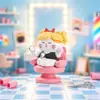 Diário Fofo em Formato de Gato Caixa Surpresa Artesanato em Resina Brinquedo da Moda Figura de Decoração de Mesa Colecionável Presente de Aniversário