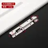 Perno de acero inoxidable engrosado hebilla de puerta antirrobo cerradura de puerta de madera cerrojo de puerta cerradura de pestillo izquierdo y derecho cerradura de montaje exterior para baño pestillo