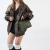 Bolsa Cuadrada Pequeña Estilo Nuevo 2026, Bolso de Mano Estilo Retro, Hebilla de Cierre Retro de PU, Bolso Popular de Color Sólido para Mujer, Bolso Pequeño Simple