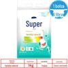 Sabão em pó super natural 3 kg óleo de coco baixa espuma fácil branqueamento sabão em pó doméstico fragrância descontaminação fragrância suave máquina de lavar