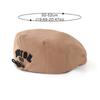 Sombrero Nuevo de Primavera y Otoño para Bebé de 2-5 Años con Letras Ins BOSTON Boina Estilo Occidental Gorra Combinable para Niños y Niñas