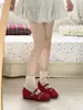 Zapatos Mary Jane Plateados para Mujer con Moño, Aumento Interno de Altura de 5CM, Zapatos Planos de Ballet Retro Poco Profundos de Verano