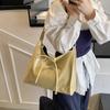 Bolso Tote de Moda Estilo Occidental 2025 Primavera Nuevo Casual Simple Trendy Commuter Texte Bolso de Hombro Cruzado para Mujer