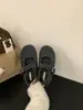 Primer Encuentro Temporada Aumento Zapatos de Algodón de Lana de Una Correa Mary Jane Planos Mujer 2026 Otoño/Invierno Nuevo Retro Más Terciopelo Suela Gruesa