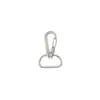 Venta al por mayor del fabricante Gancho Metálico de Tres Cables Llavero DIY Hebilla de Gancho de Seguridad de Aleación de Zinc Accesorios de Ferretería Colgante Decorativo