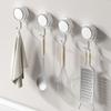 Gancho Ventosa Giratorio Cocina Sin Perforaciones Vacío Fuerte Soporte de Carga Baño Baño Sin Marcas Gancho Adhesivo Almacenamiento Sombreros