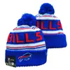 Gorro de Punto Cálido para Otoño e Invierno de la NFL para Hombres y Mujeres con Letras Bordadas de Estilo Pop y Pompón