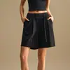 Shorts femininos lulu 26222 shorts casuais de verão soltos emagrecedores calças pantalona de corte A versátil para o dia a dia
