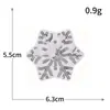Floco de Neve Prateado Lantejoulas Exquisitas Bordado Comércio Exterior Natal Bordado Computadorizado Tecido Bordado Patch Sapato Bolsas Roupa Patch Decorativo