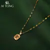 Aitong Joias Quadrado Moda Personalizado Colar Exquisito Único Deslumbrante Colar Luxo Acessível Alta Qualidade Versátil Colar