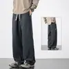 Pantalones de trabajo estilo americano para hombre, nuevo modelo 2026, versátiles retro modernos, holgados, rectos, casuales, largos para hombre