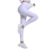Leggings de Estilo Europeu e Americano, Calças Apertadas Elásticas de Fitness Esportivas com Efeito Levanta Bumbum de Cintura Alta, Calças de Yoga Jacquard Respiráveis Bolha Plus Size