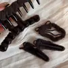Pinzas para el Cabello de Felpa de Otoño e Invierno, Pinzas de Lana para el Cabello Semi-Recogido en la Parte Trasera de la Cabeza, Pinzas de Tiburón de Una Línea de Alta Gama y Exquisitas para el Cabello