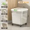 Recipiente de Armazenamento de Arroz para Uso Doméstico, à Prova de Insetos, à Prova de Umidade, Selado, Grande Capacidade para Armazenar Arroz e Farinha