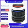 Venda por atacado personalizado 2-2.5cm de largura roupa de esqui elástica antiderrapante, cintura de borracha acessórios antiderrapante fita de borracha