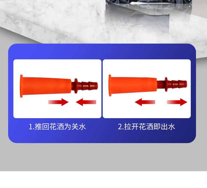 户外太阳能热水袋,沐浴淋浴袋,家用洗澡塑料,简易户外大号2.5热水袋