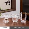 Set de Vidrio de Borosilicato Alto Tazón Pequeño Taza de Té Kung Fu Venta al por Mayor Taza Magnolia Taza de Té Transparente Taza para Velas Tapa Vaso