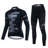 Roupas de Ciclismo Manga Longa Masculinas e Femininas Bicicletas Outono e Inverno Esportes Profissionais ao Ar Livre Roupas de Equipe de Mountain Bike Roupa de Ciclismo de Estrada