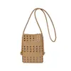 Bolso para Mujer 2026 Verano Nuevo Transfronterizo de Moda para Vacaciones Tejido Hueco de un Solo Hombro para Debajo del Brazo Bolso de Mano de Moda