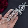 Velo Europeo y Americano Banda para el Cabello Nupcial Vestido de Boda Tocado Hecho a Mano Diamante Presión Banda para el Cabello Banda para el Cabello DZ049