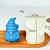 Molde de Silicona de Enano Abeja DIY Yeso de Aromaterapia Molde de Yeso para Velas Hechas a Mano Suave y Fácil de Desmoldar