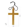 Accesorios para Disfraces de Halloween Plástico Micrófono de Simulación Cruz de Sacerdote Gancho de Pirata Bastón de Cetro de Rey Regalo