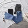 Jeans de Tiro Alto de Toma Real para Mujer Nueva Llegada Aspecto Delgado Alta Elasticidad Ajustados Ceñidos Cropped Ajustados Lápiz Pantalones Lápiz