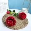 Simulación Boda China Nueva Arreglo de Boda Arreglo Rojo Fondo Rojo Material de Flores Banquete de Bodas de Nicho Arte Floral de Simulación