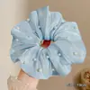 Scrunchies de Cabelo Exquisitos de Alta Qualidade para Mulheres 2026 Novo Estilo Coreano Elástico Extra Grande Acessórios de Cabelo em Cores Vintage