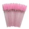 Cepillos Desechables de Cristal al por Mayor, Paquete Portátil de 50 Cepillos Espirales Pequeños para Cejas, Peine Especial para Pestañas para Maquillaje de Belleza